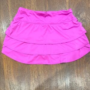 Athleta Pink Tiered Athletic Skirt